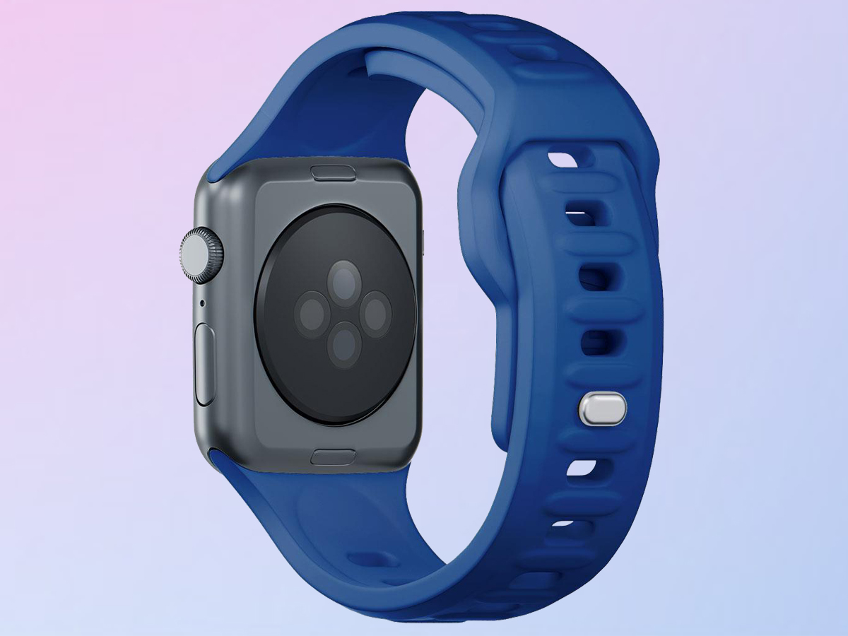 3mk Silicone Watch Strap für Apple Watch 38/40/41 mm in Blau