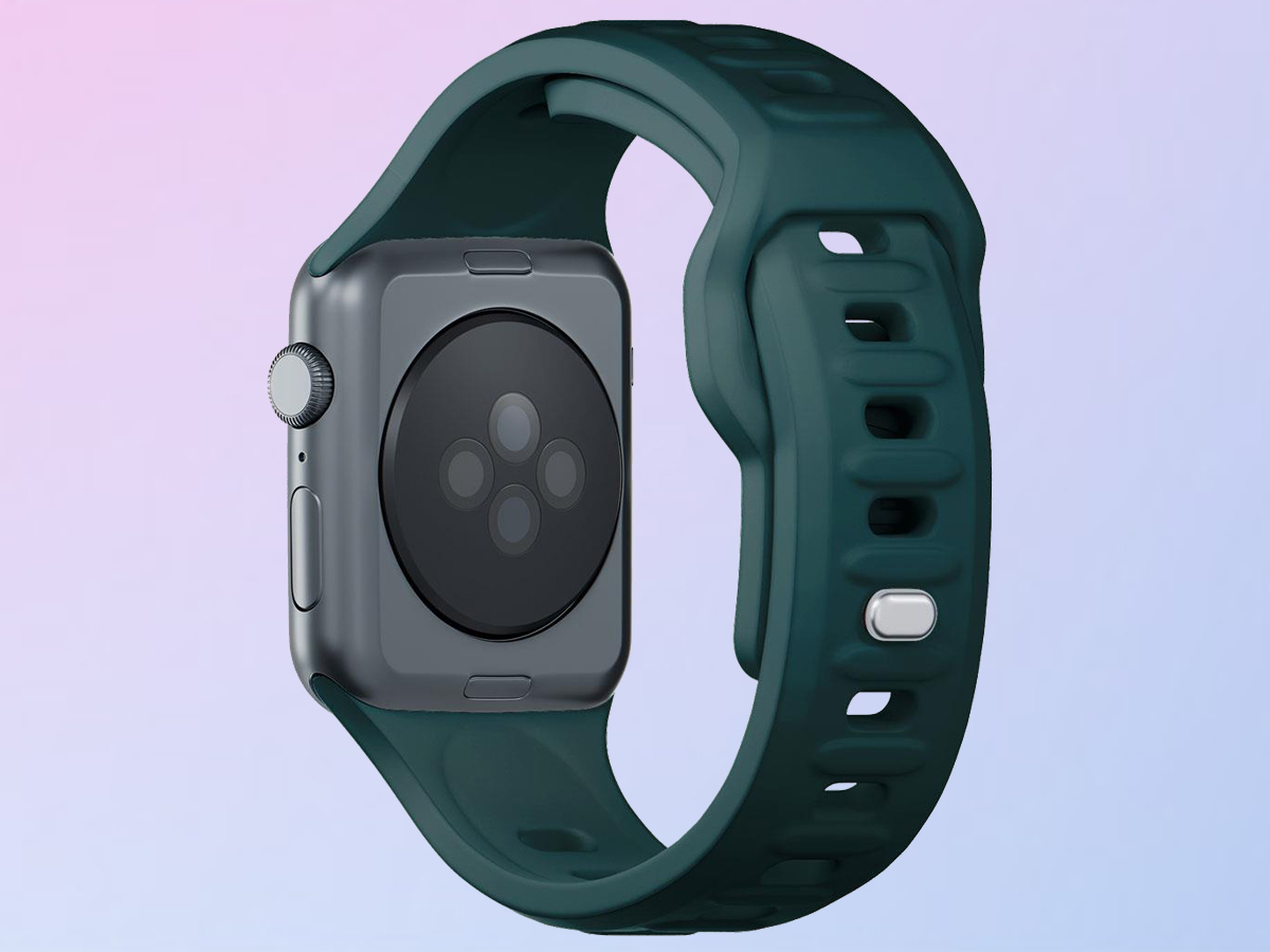 3mk Silicone Watch Strap für Apple Watch 38/40/41 mm in Evergreen