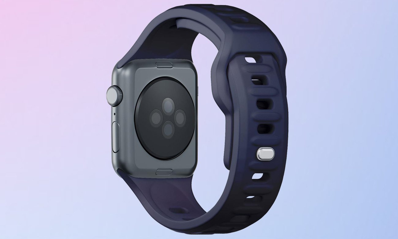 3mk Silicone Watch Strap für Apple Watch 38/40/41 mm in Grau