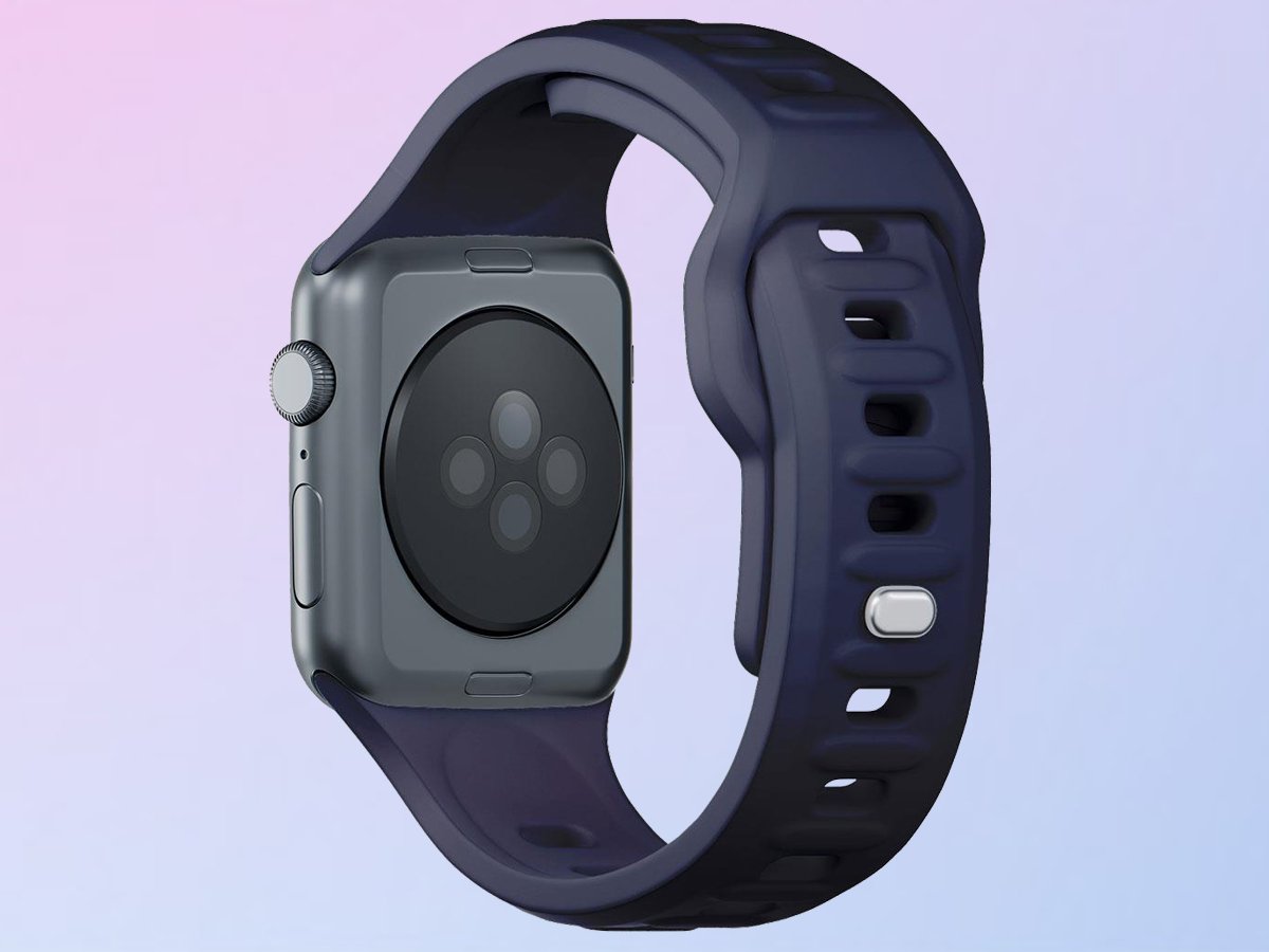 3mk Silicone Watch Strap für Apple Watch 38/40/41 mm in Grau