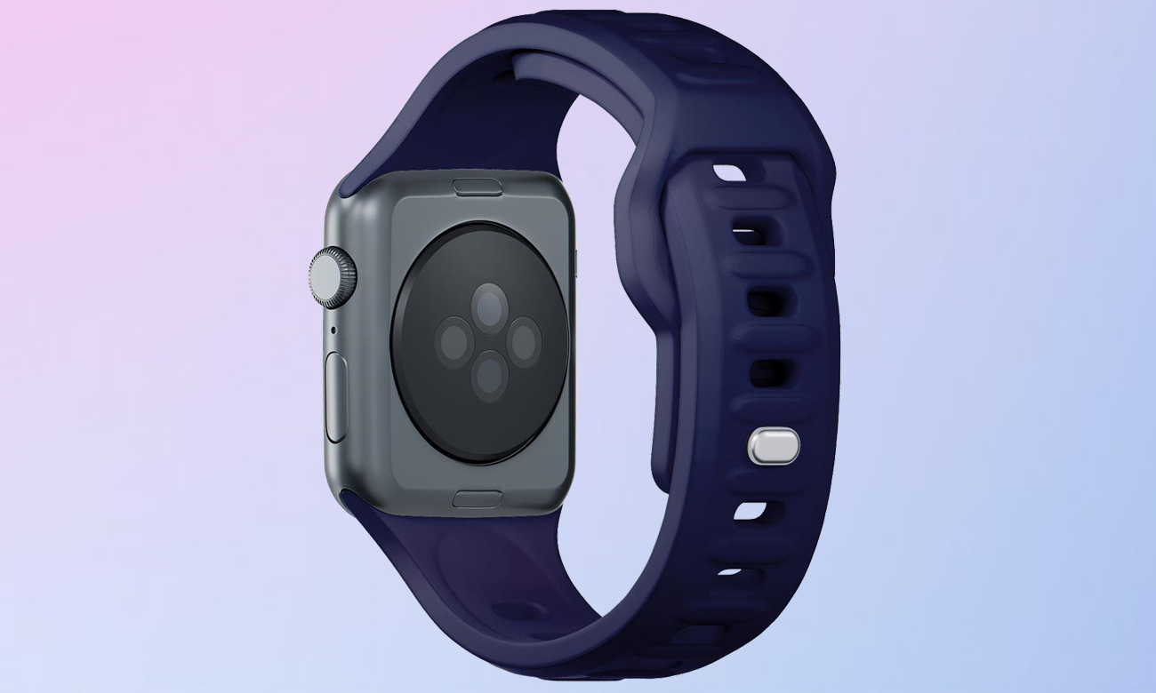 3mk Silicone Watch Strap für Apple Watch 38/40/41 mm in Ozeanblau