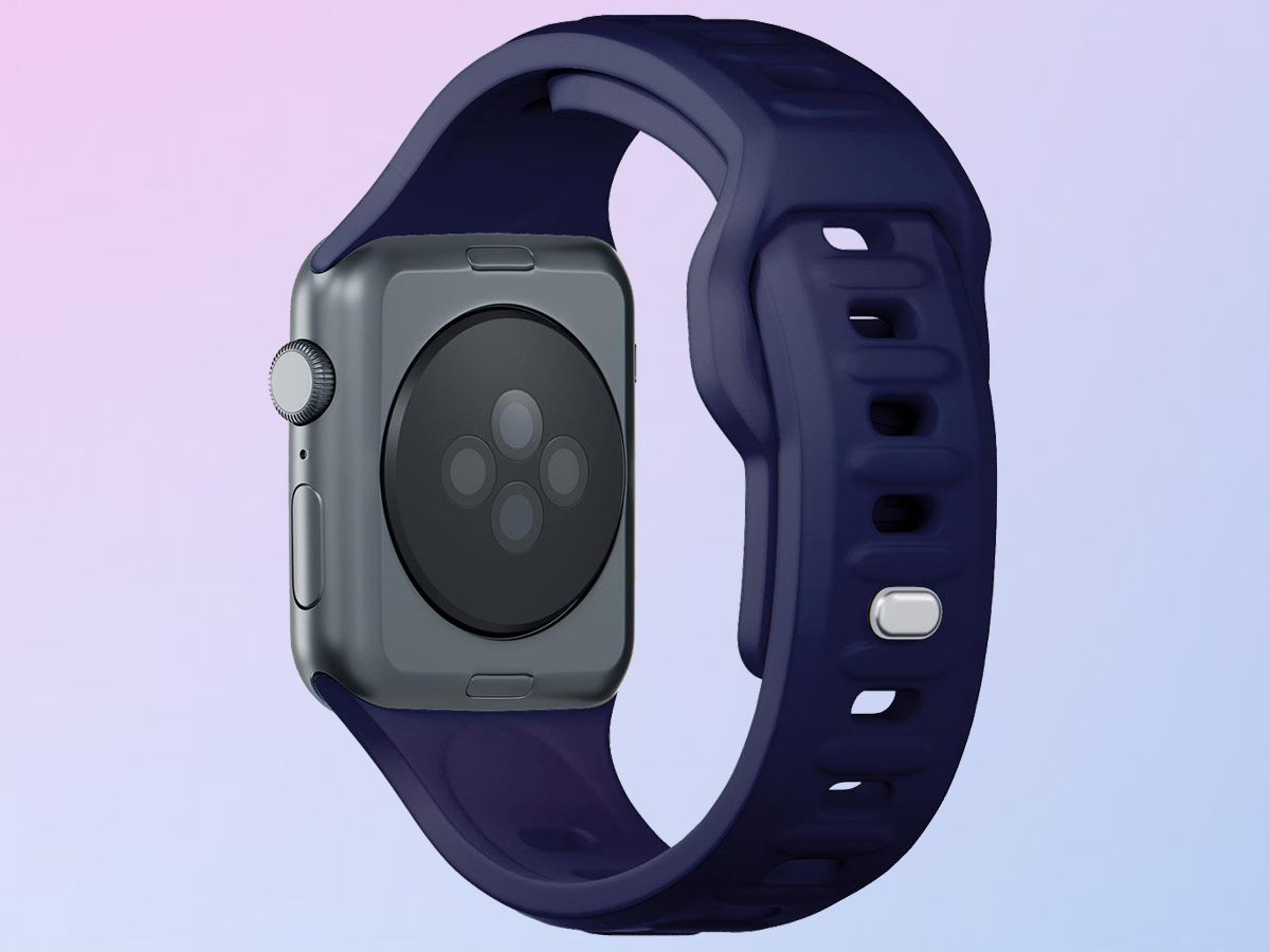 3mk Silicone Watch Strap für Apple Watch 38/40/41 mm in Ozeanblau