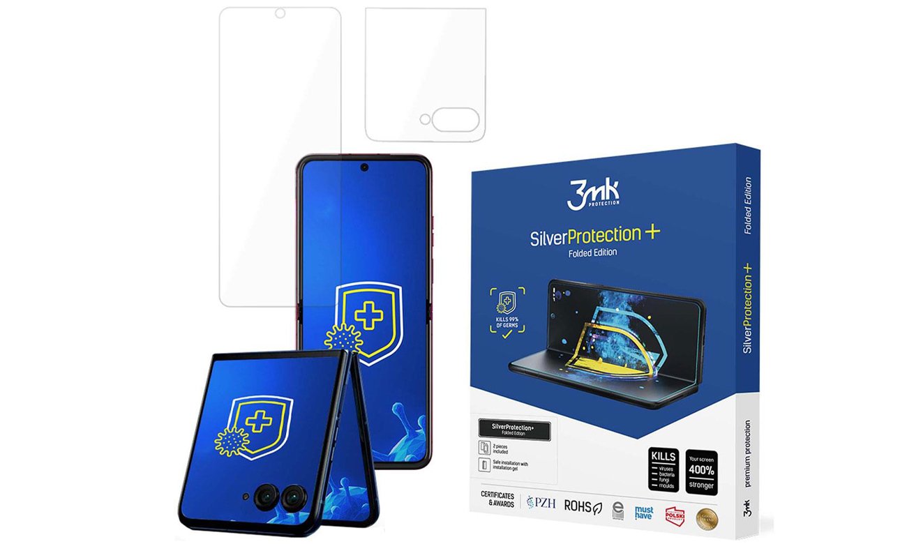 3mk SilverProtection+ Folded Edition do Motorola razr 50 ultra