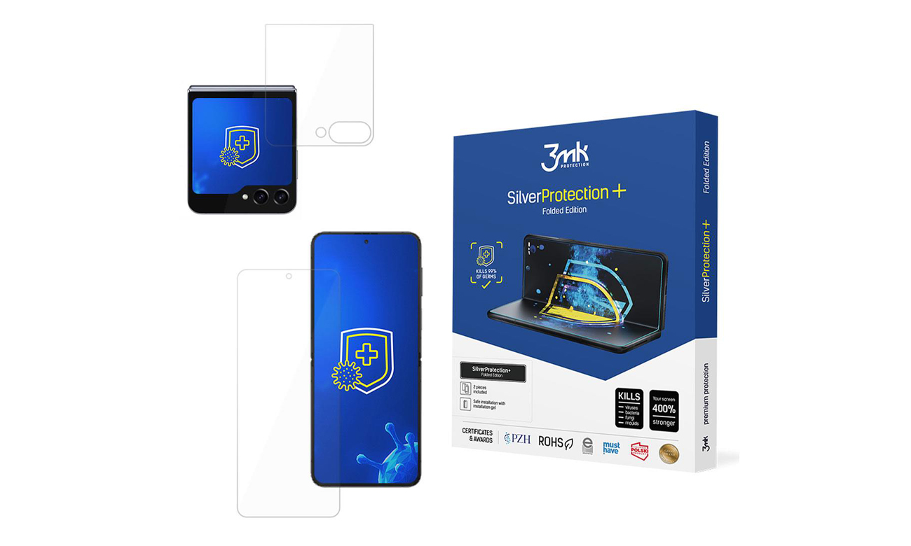 3mk SilverProtection+ Folded Edition für Samsung Galaxy Z Flip6