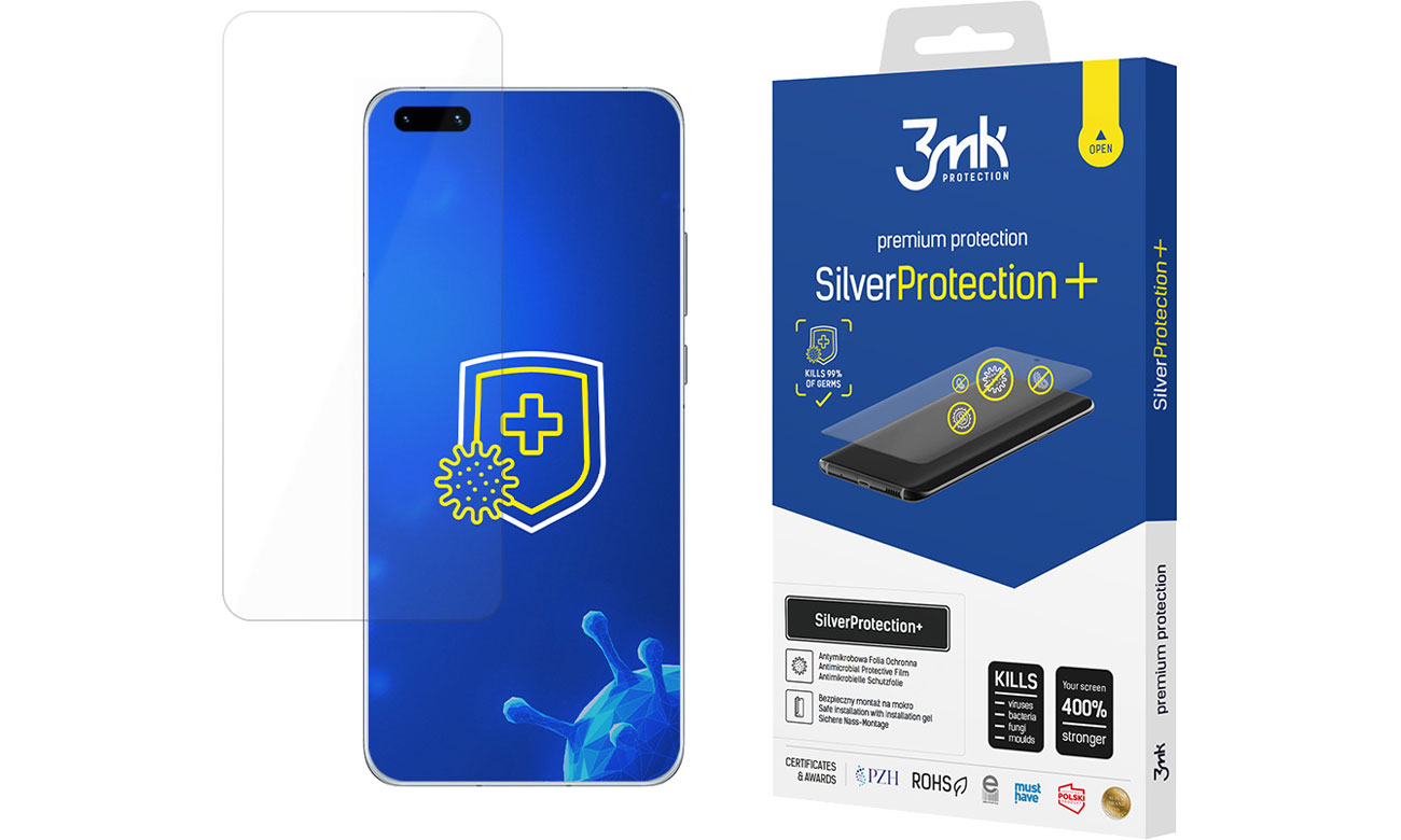 Folia / szkło na smartfon 3mk SilverProtection+ do Huawei Mate 40 Pro 5903108306386