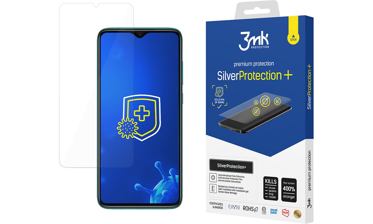 Folia / szkło na smartfon 3mk SilverProtection+ do Xiaomi Redmi Note 8 Pro 5903108303606