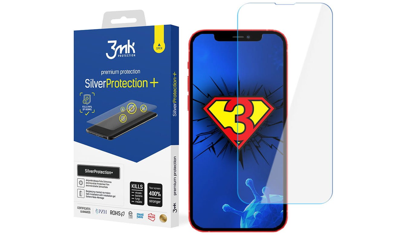 Folie / Glas für Smartphone 3mk SilverProtection+ für iPhone 13/13 Pro 5903108435253