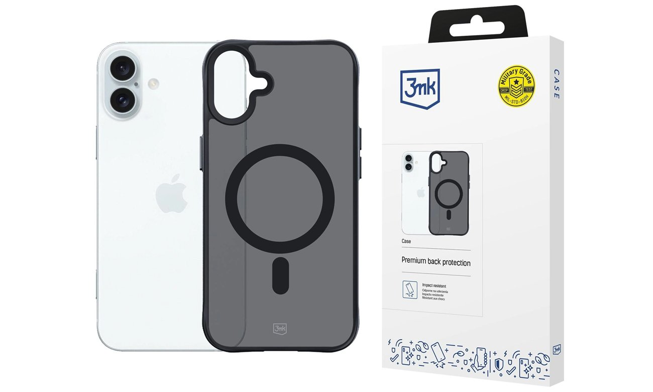 3mk Smoke MagCase für iPhone 16 Plus