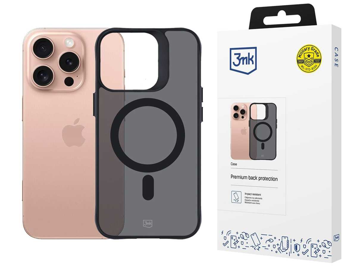 3mk Smoke MagCase für iPhone 16 Pro