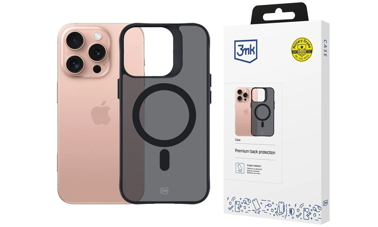 3mk Smoke MagCase für iPhone 16 Pro