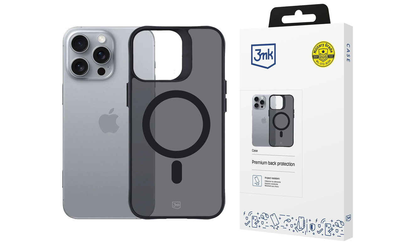 3mk Smoke MagCase für iPhone 16 Pro Max