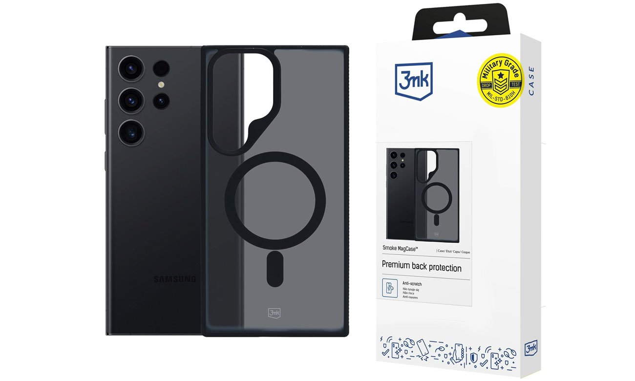 Etui 3mk Smoke MagCase do Samsung Galaxy S25 Ultra