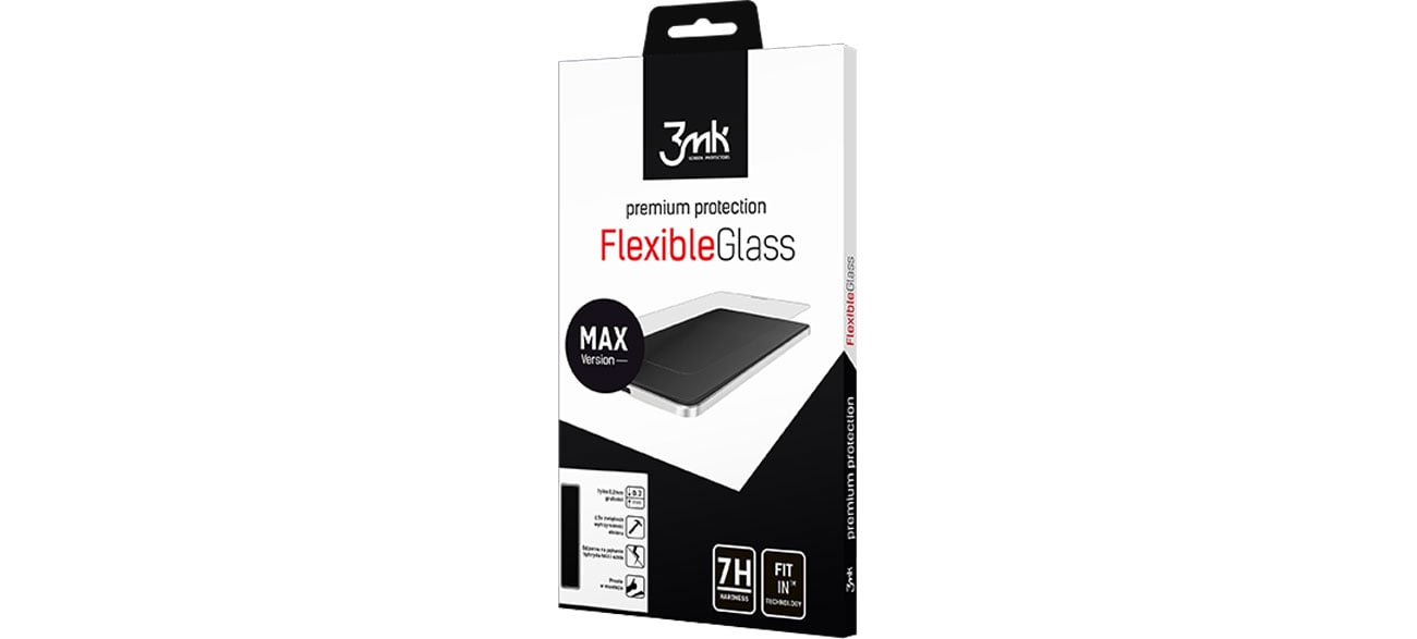 Szkło na ekran smartfona 3mk Flexible Glass MAX