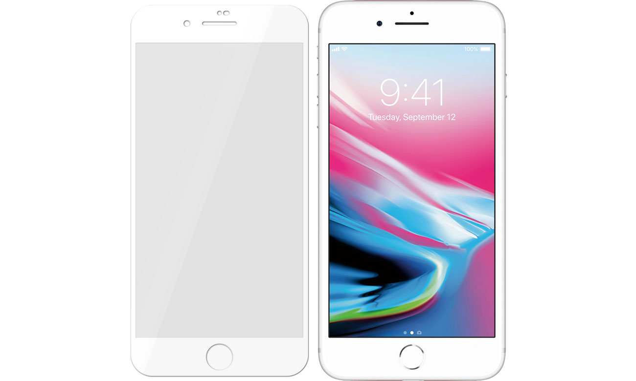 3mk Flexible Glass MAX do Apple iPhone 7/8 White 5903108032346