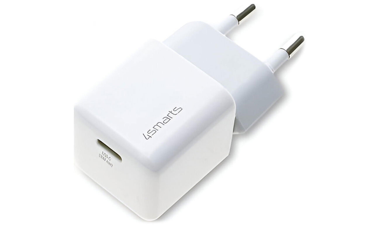 4Smarts Ładowarka sieciowa kabel MFI PD 30W GaN USB-C/Lightning 1,5m