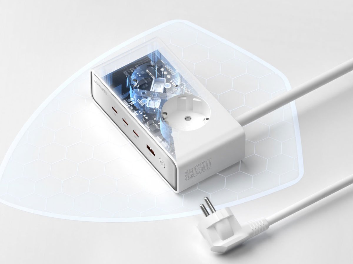 Przedłużacz 4smarts 6w1 65 W GaN