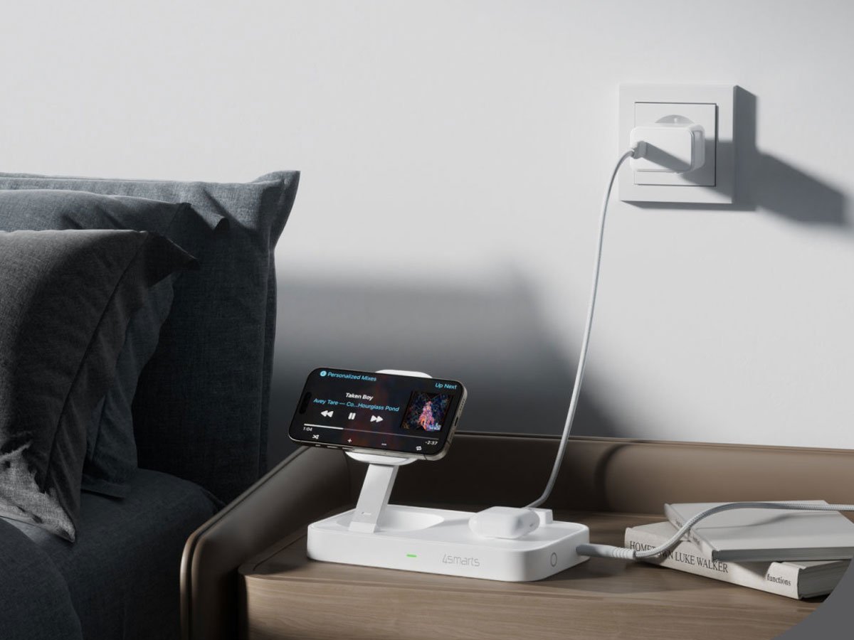 4Smarts Ładowarka indukcyjna QI2 Trident 2w1 USB-C i ładowarka 30W