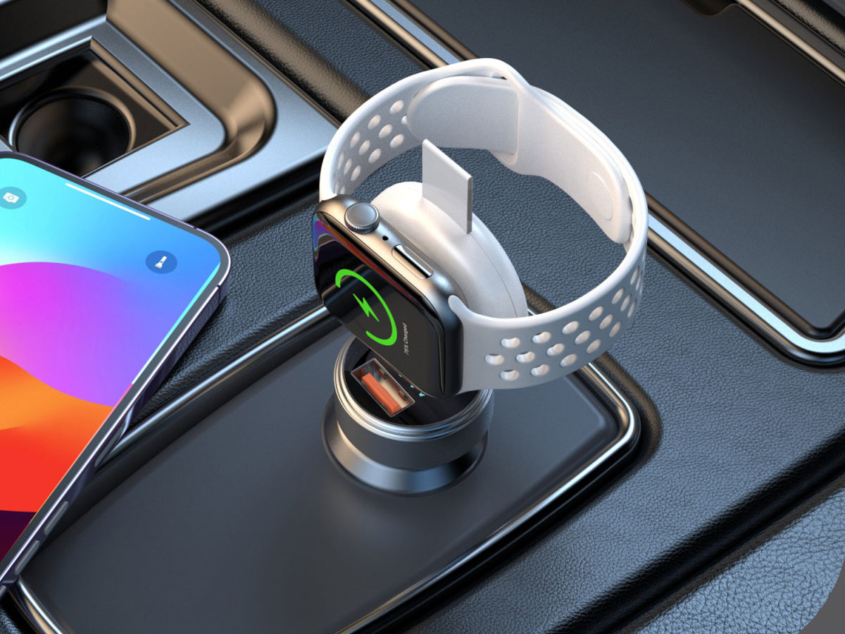 4Smarts Ładowarka indukcyjna MFI Fast Charger dla Apple Watch w samochodzie