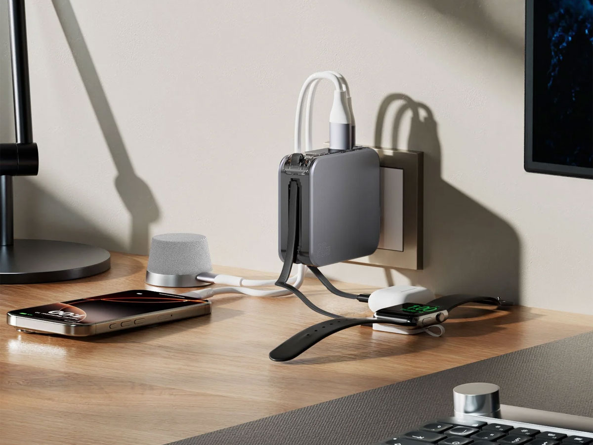 4smarts Powerbank Lucid 3in1 Hybrid Charger 10000 mAh 20 W z kablem