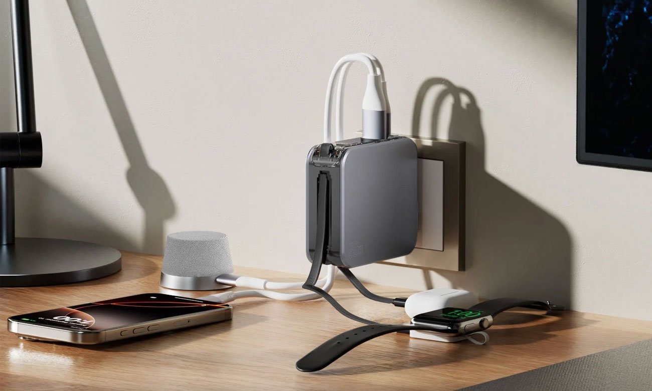 4smarts Powerbank Lucid 3in1 Hybrid Charger 10000 mAh 20 W z kablem