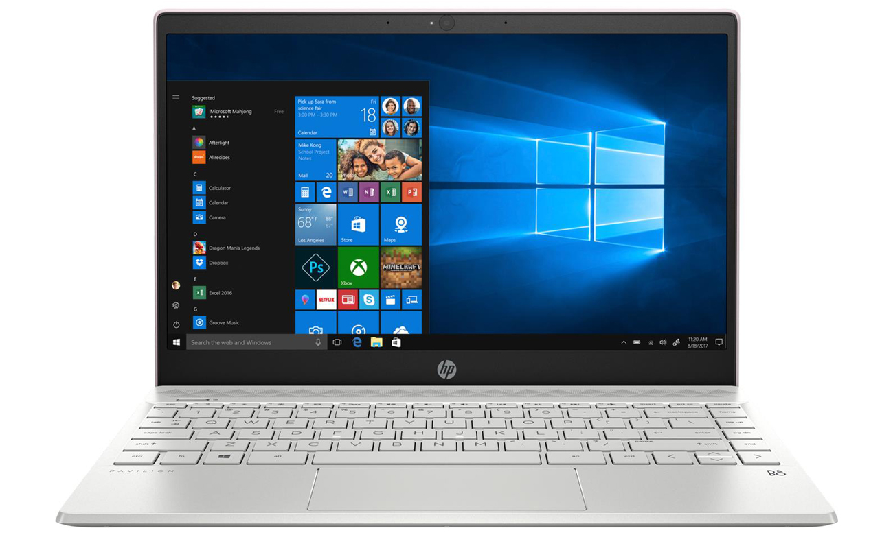 Procesor Intel Core i5 ósmej generacji HP pavilion 13
