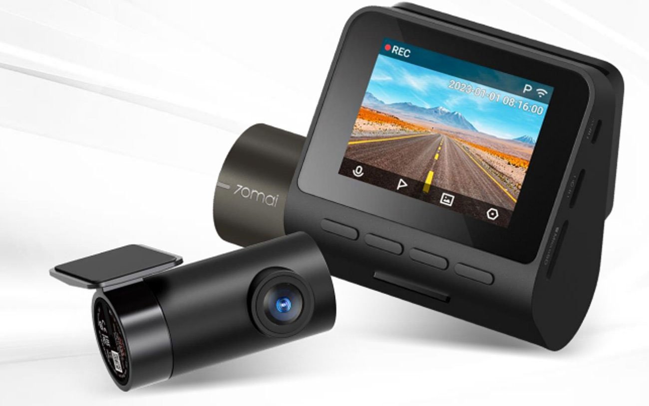 Wideorejestrator 70mai Dash Cam A200 Set - Widok ogólny, grafika z tłem