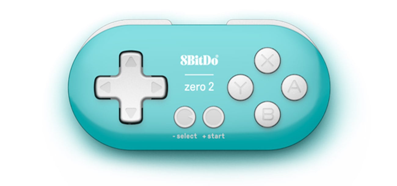 8BitDo Zero 2 Bluetooth Mini Controller Türkis