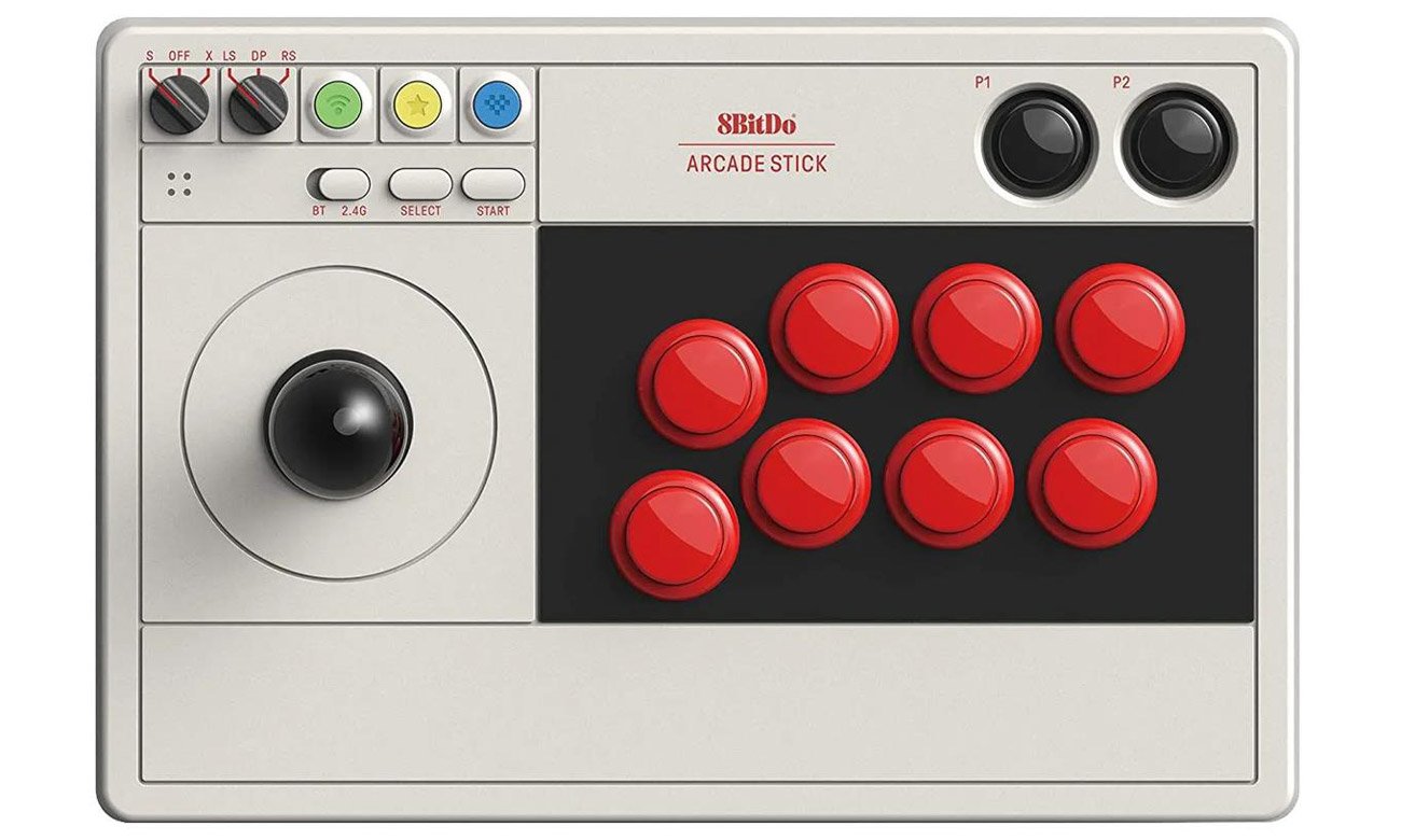 8BitDo Arcade Stick Controller für PC und Nintendo Switch - Vorderansicht