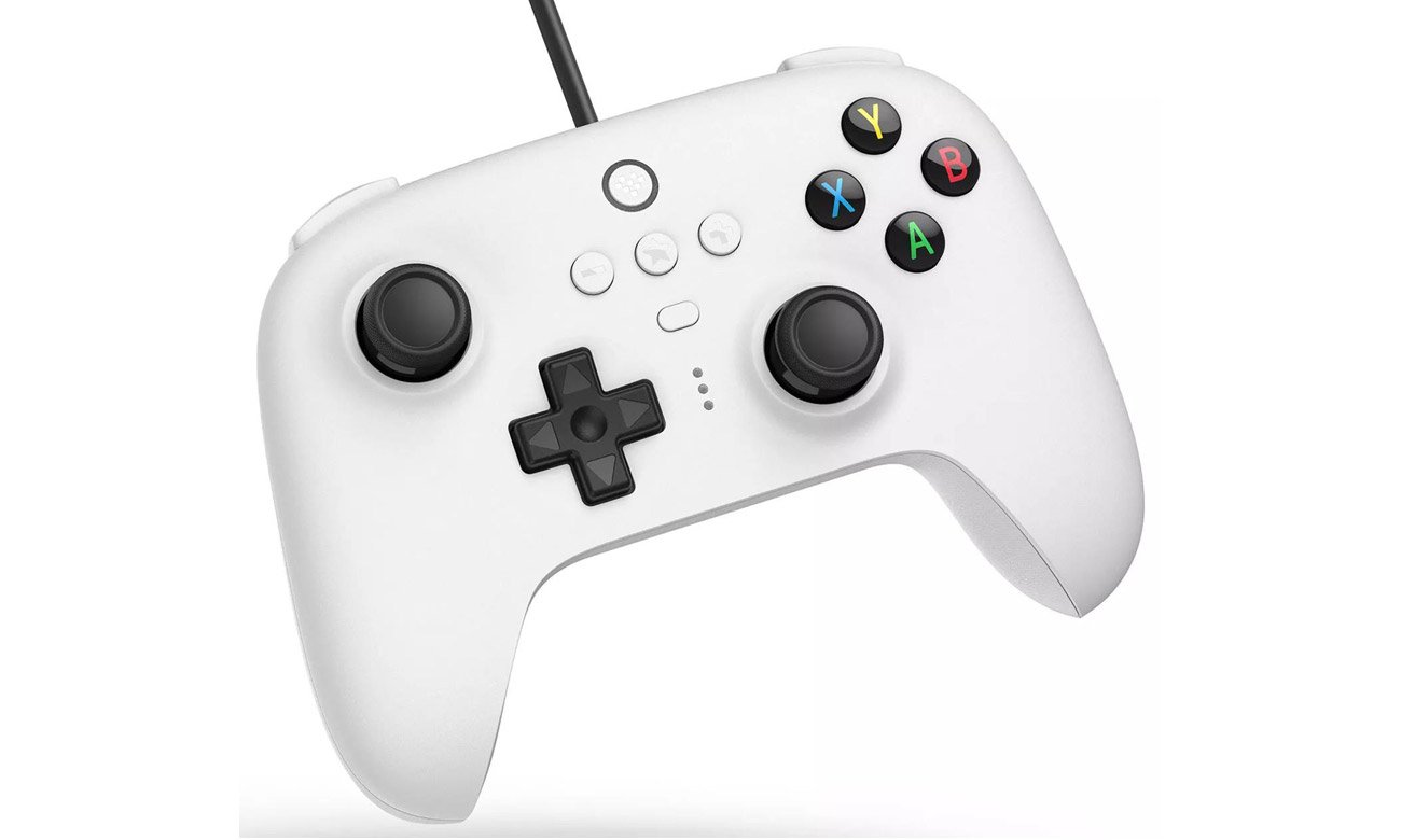 Pad 8BitDo Ultimate Wired PC NS widok z góry pod kątem