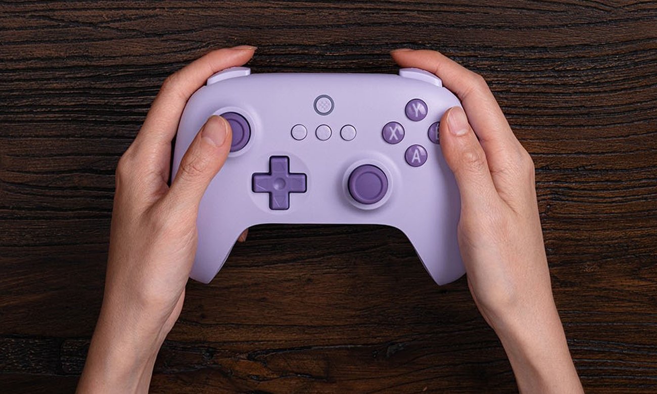 Kontroler bezprzewodowy 8BitDo Ultimate C 2.4G Fioletowy - Szeroka kompatybilność