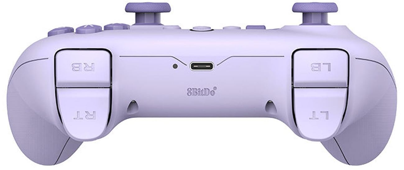 Kontroler bezprzewodowy 8BitDo Ultimate C 2.4G Fioletowy - Widok od góry