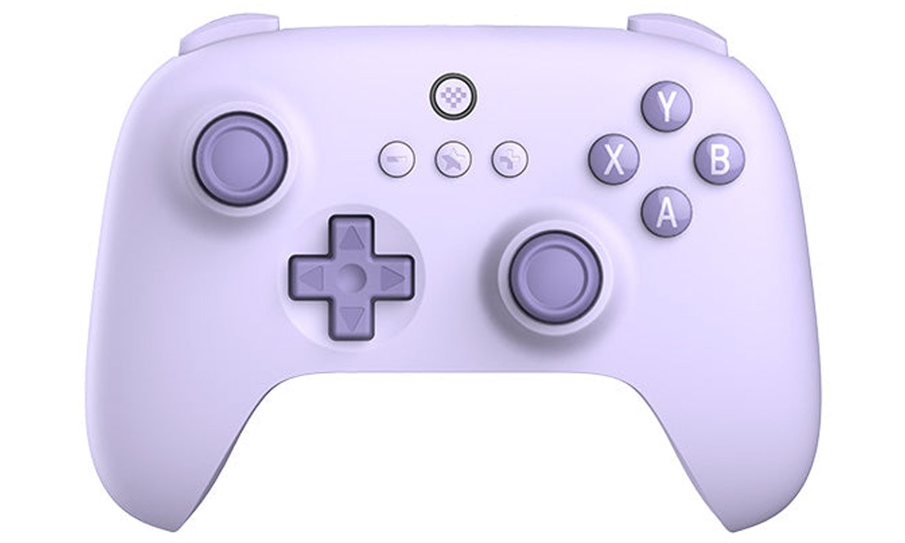 Kontroler bezprzewodowy 8BitDo Ultimate C 2.4G Fioletowy - Widok od przodu