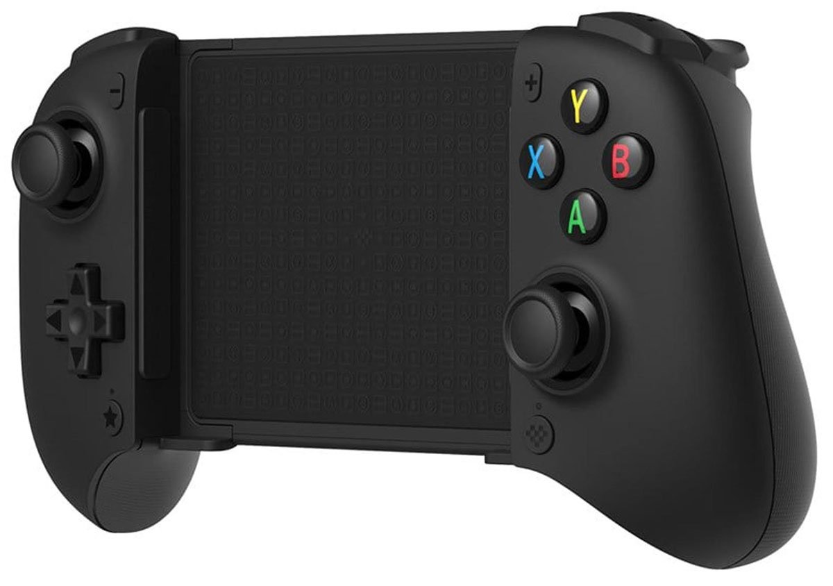 Kontroler 8BitDo Ultimate Mobile Gaming Controller Black - Widok od przodu pod kątem