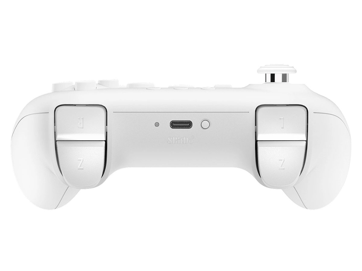 Kontroler 8BitDo 64 Bluetooth Controller Biały - Widok od góry