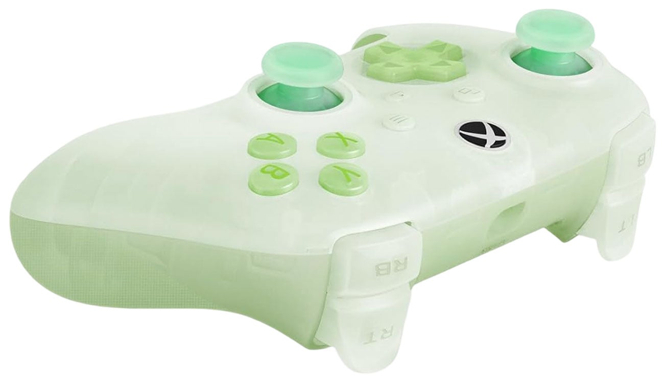 Kontroler 8BitDo Ultimate Mini Wired dla Xbox Clear Green - Widok ogólny