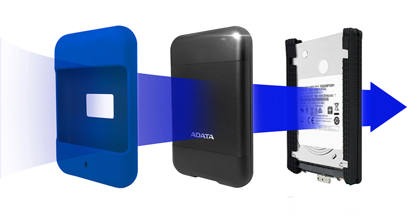 ADATA 1TB HD700 2.5 czarny