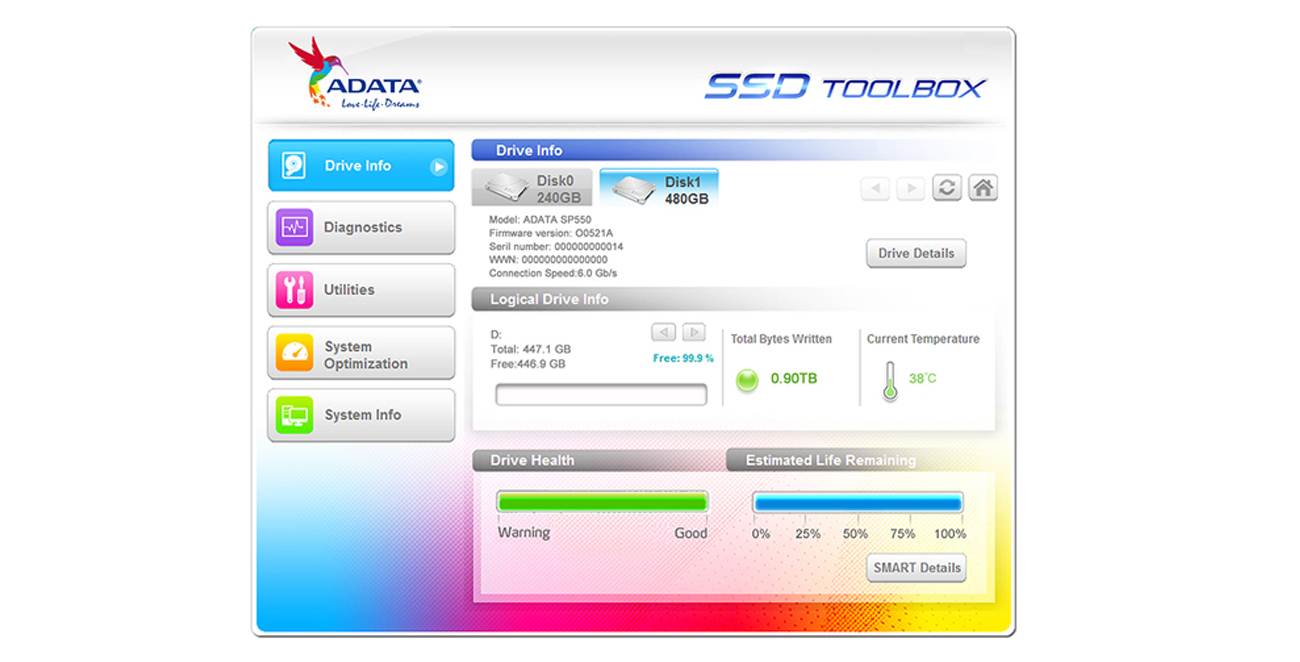 Oprogramowanie SSD Toolbox