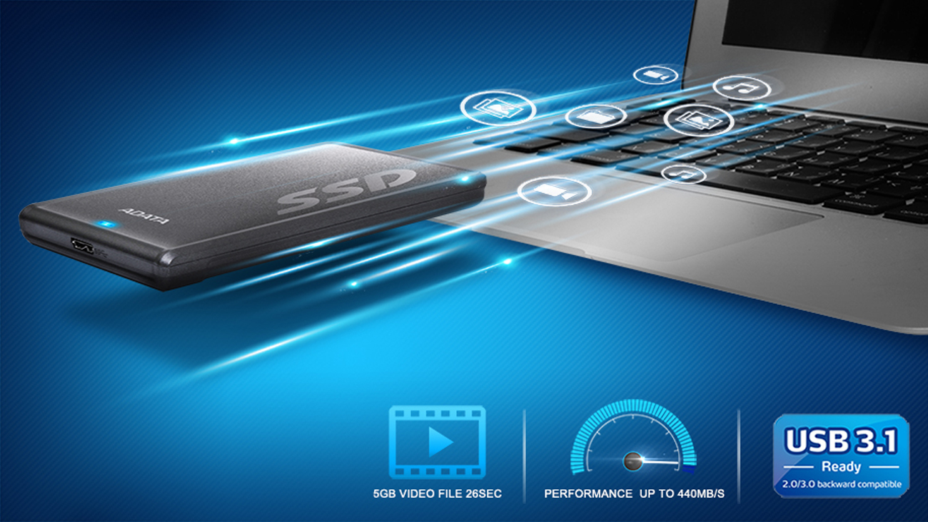 Dysk SSD ADATA 256GB SV620H szybki transfer