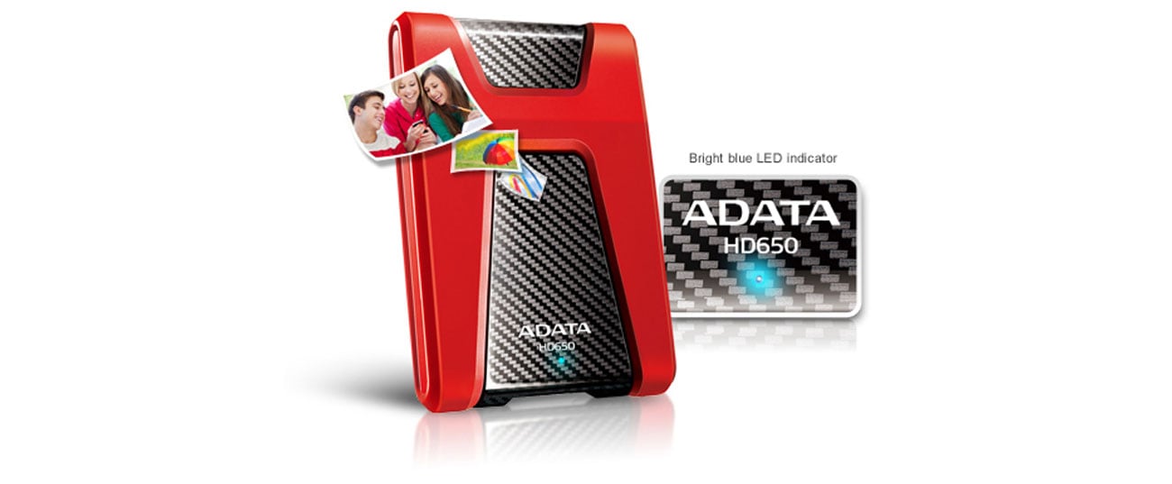 Dysk twardy zewnętrzny A-DATA HD650 USB 3.0 szybki interfejs