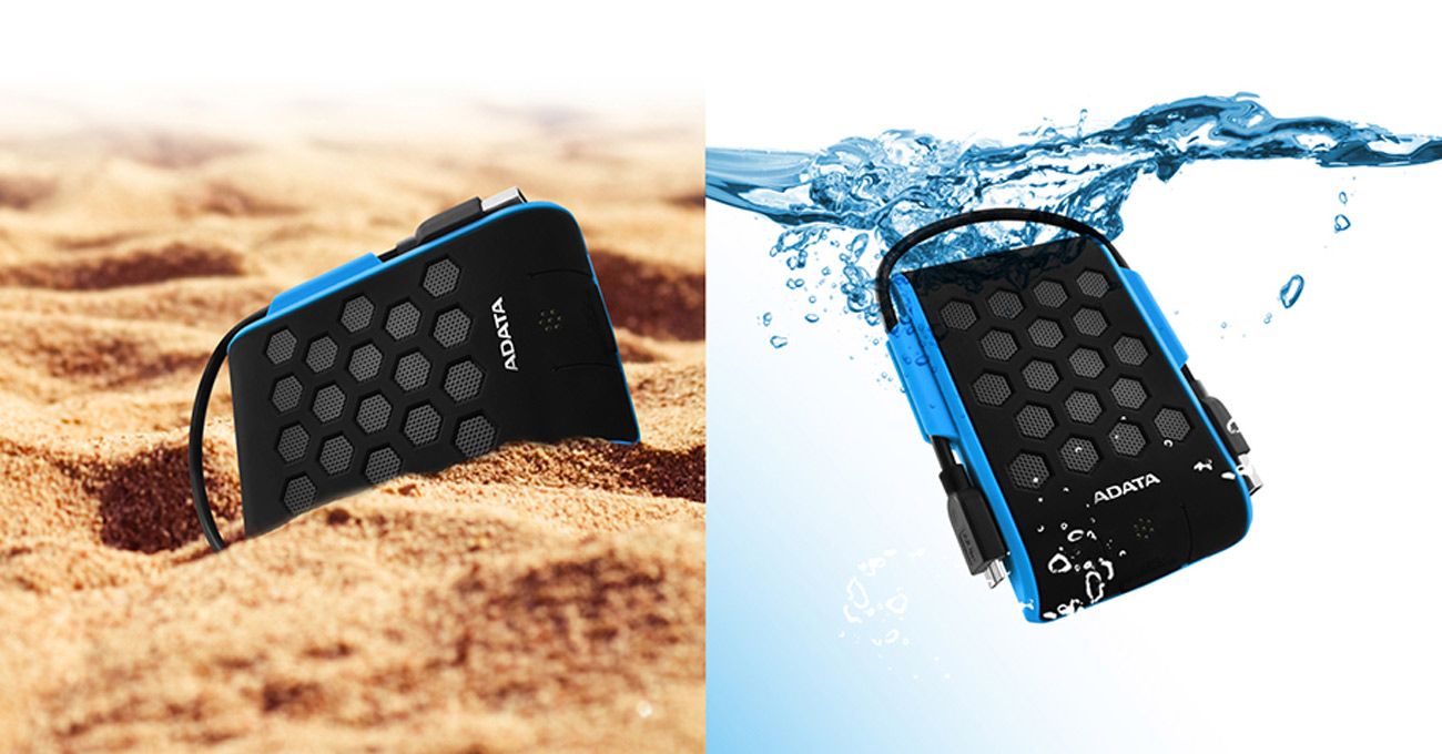 thumbnail image 2 of ADATA HD770G 2TB RGB USB 3.2 IP68 Waterproof Dropproof Dustproof External HDD Black 2 of 13