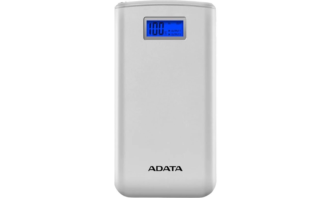 ADATA Power Bank S20000D 20000mAh (2.1A, biały) AS20000D-DGT-CWH