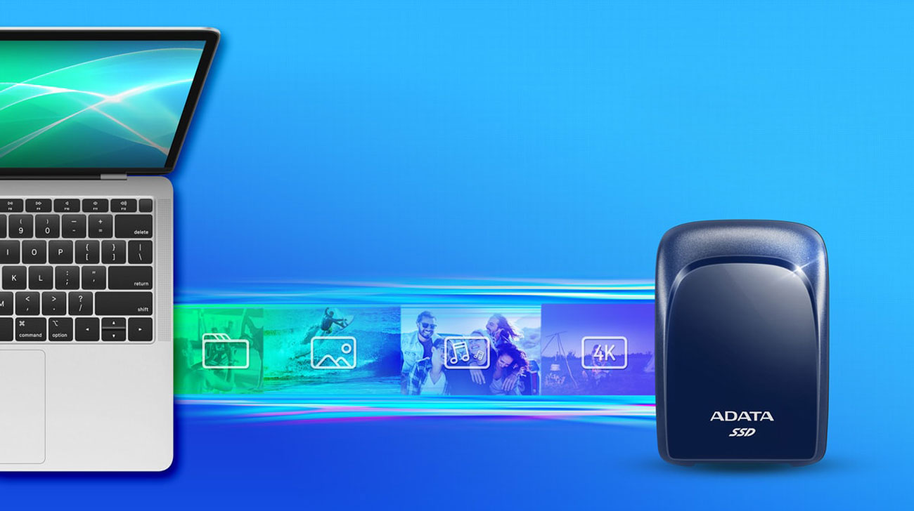 Dysk SSD ADATA SC680 480GB Blue USB 3.2 - Kompatybilność