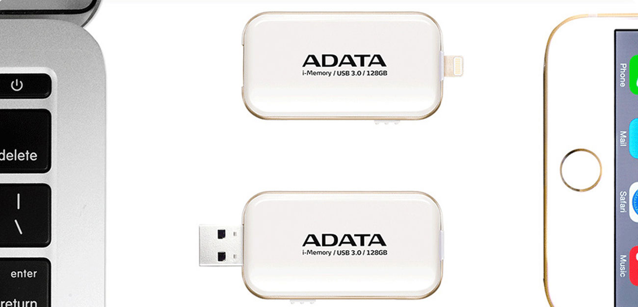 ADATA 64GB i-Memory UE710 wysuwane złącze