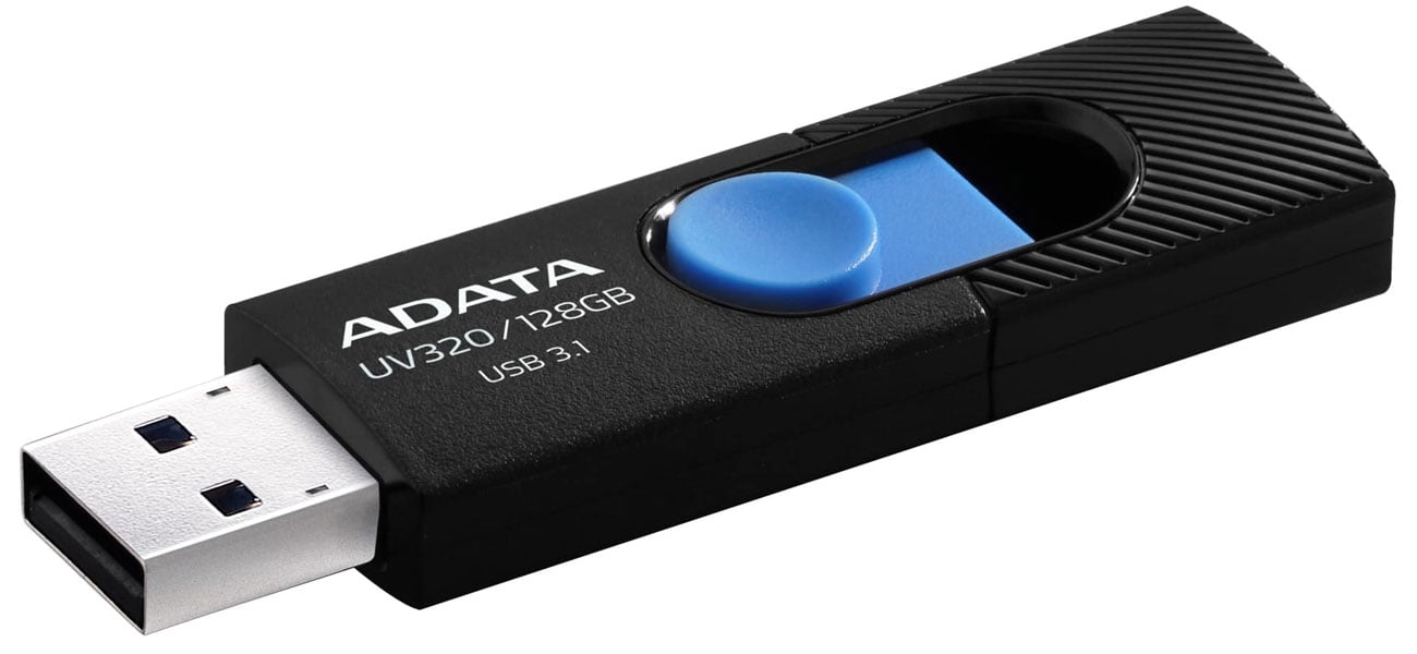 Pendrive ADATA UV320 128 GB czarno-niebieski