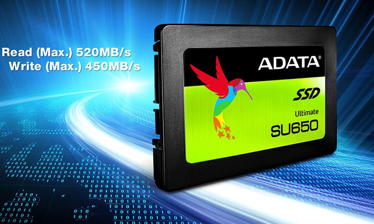 ADATA Ultimate SU650 Zaawansowany kod korekty błędu