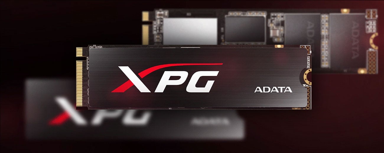 Dysk SSD XPG SX8200 PCIe Gen3x4 M.2 2280 W komplecie radiator chłodzący XPG
