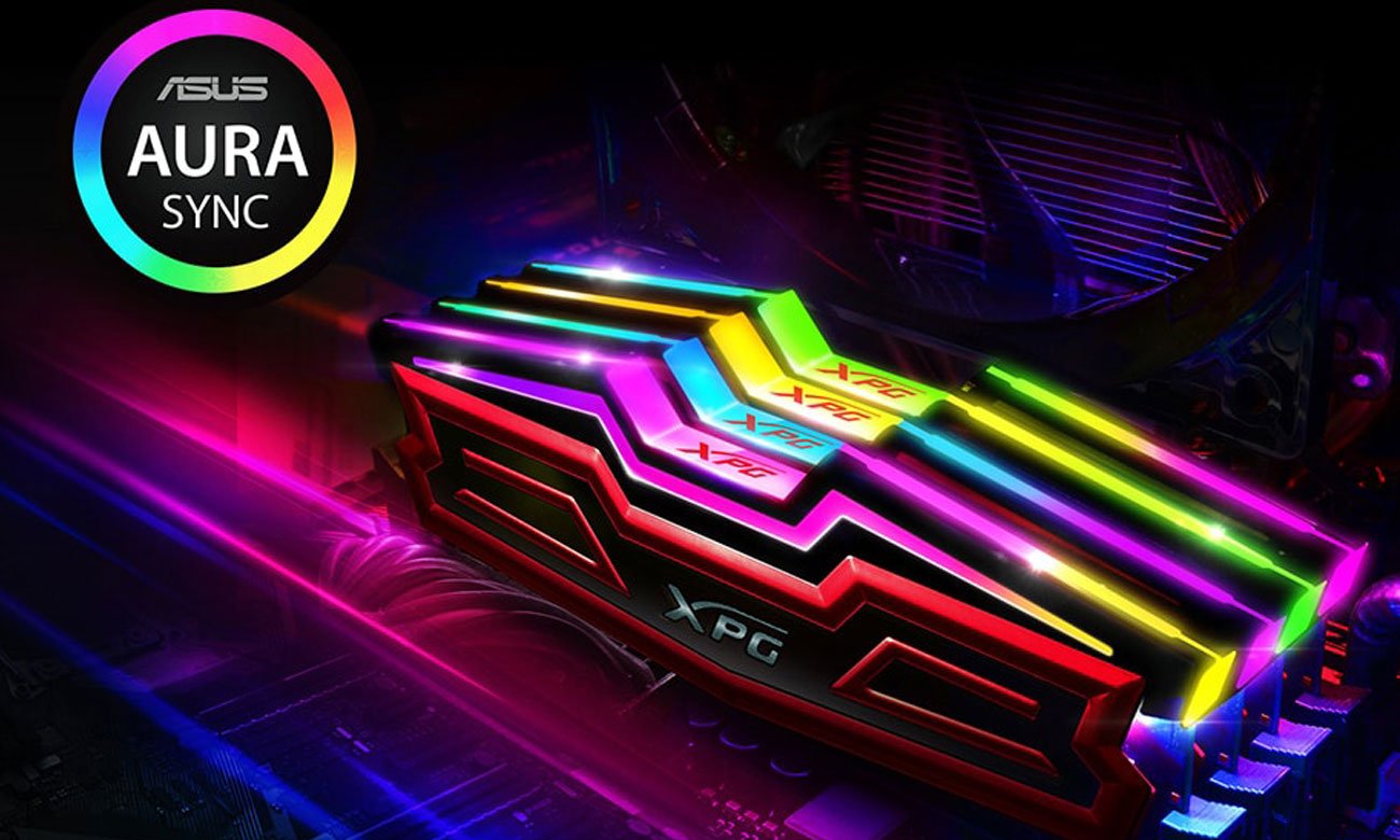 XPG SPECTRIX D40 DDR4 RGB Fascynujące podświetlenie RGB