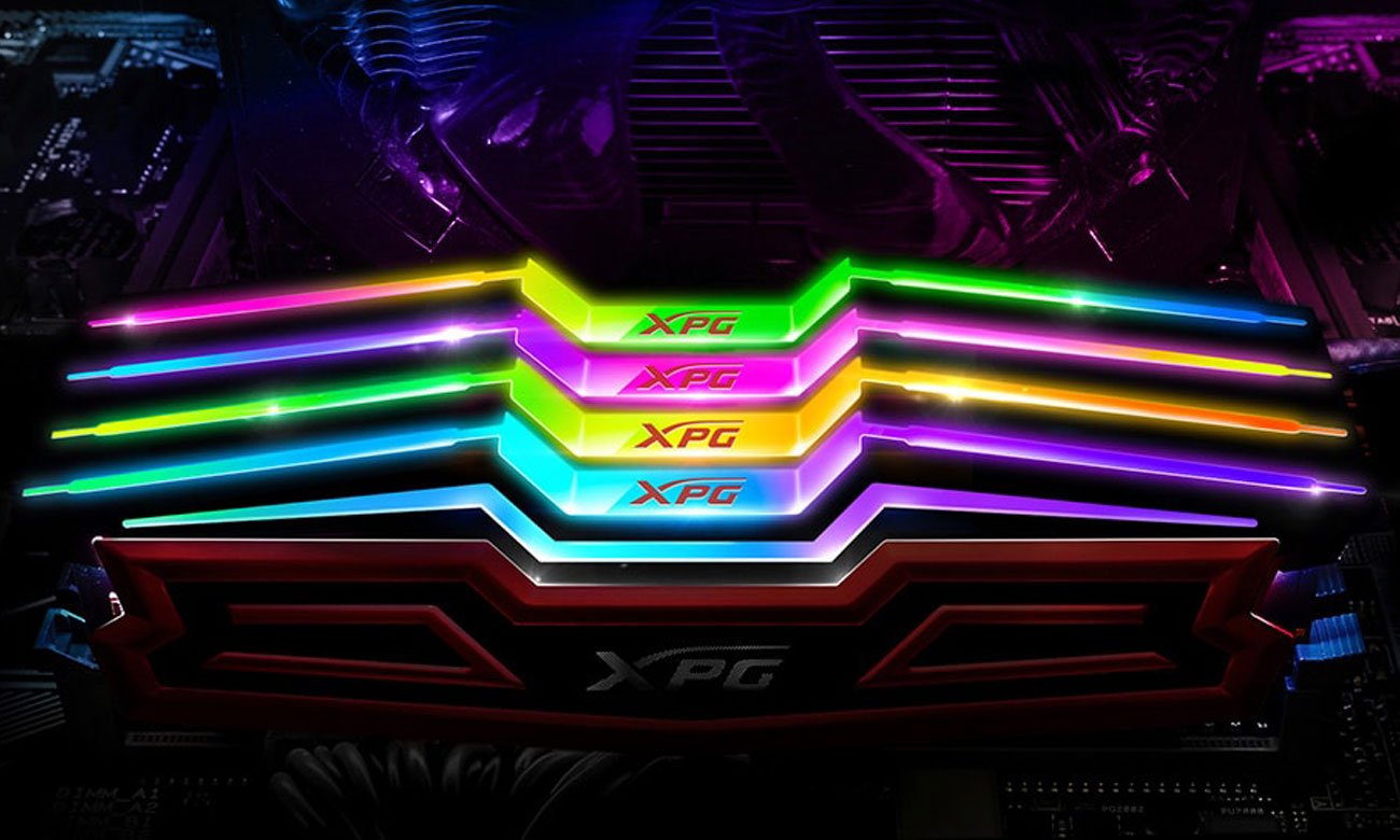 XPG SPECTRIX D40 DDR4 RGB Aplikacja XPG RGB Sync