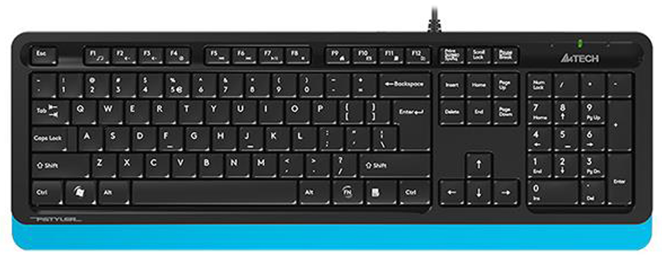 A4Tech FK10 widok z góry pod kątem
