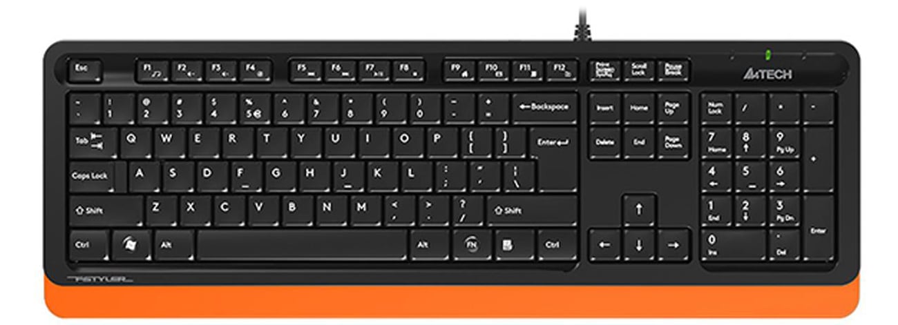 A4Tech FK10 widok z góry pod kątem